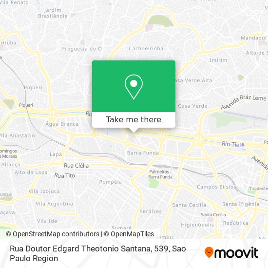 Rua Doutor Edgard Theotonio Santana, 539 map