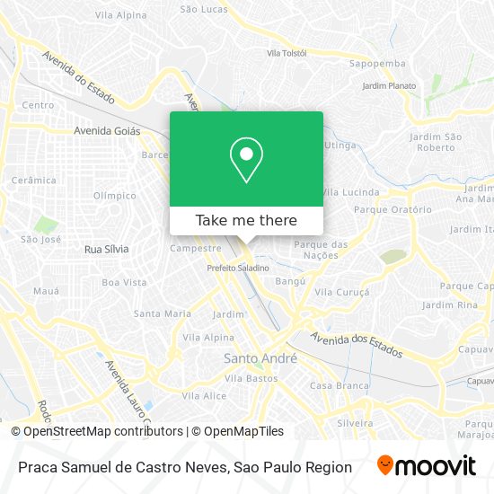 Praca Samuel de Castro Neves map