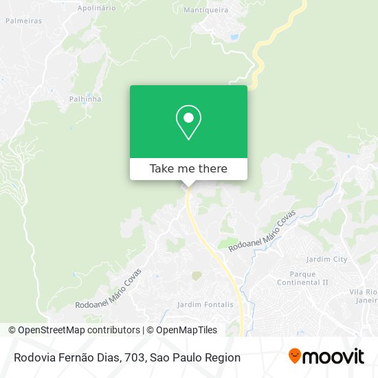 Rodovia Fernão Dias, 703 map