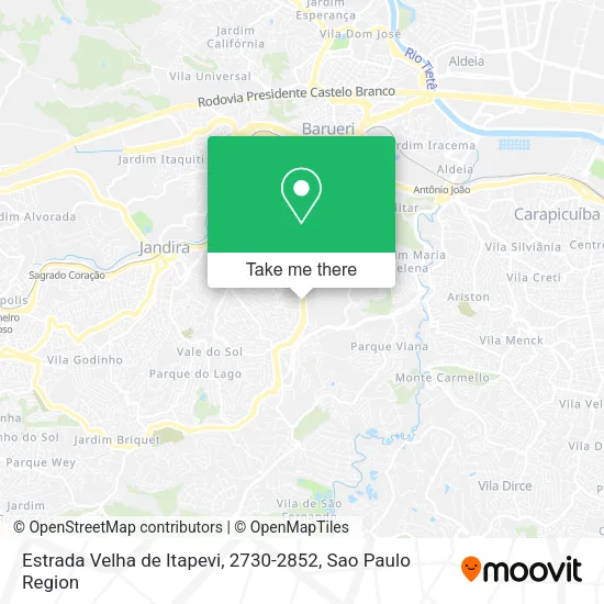 Estrada Velha de Itapevi, 2730-2852 map