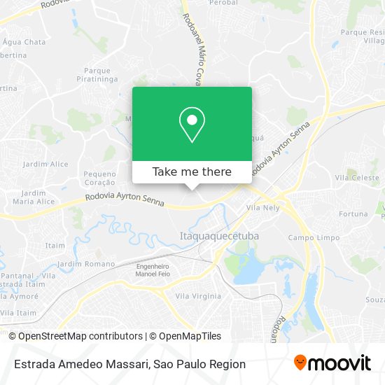 Estrada Amedeo Massari map