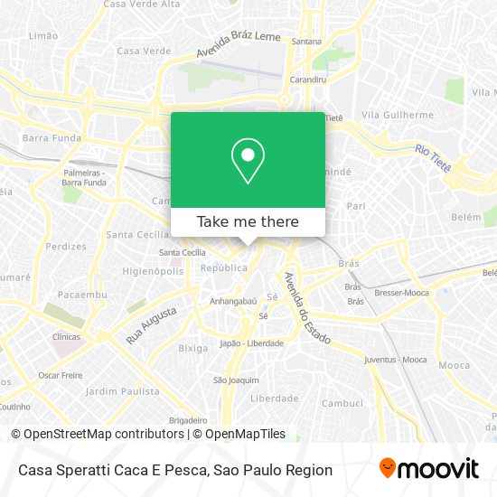 Casa Speratti Caca E Pesca map