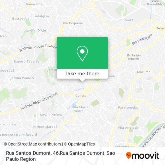Rua Santos Dumont, 46,Rua Santos Dumont map