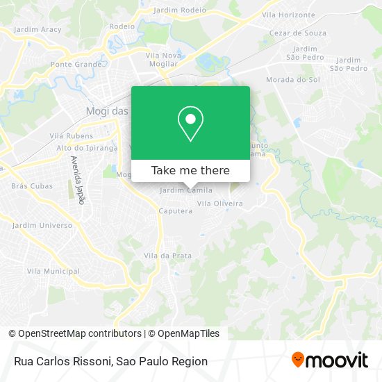 Rua Carlos Rissoni map