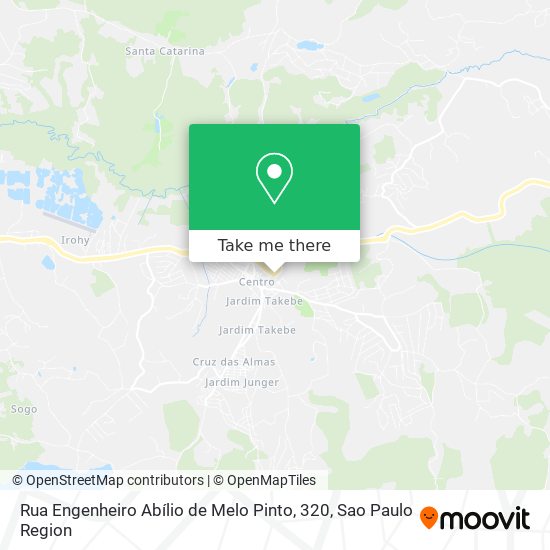Mapa Rua Engenheiro Abílio de Melo Pinto, 320