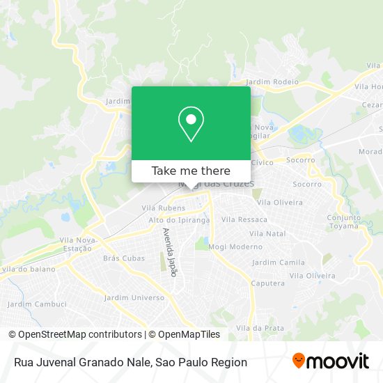 Rua Juvenal Granado Nale map