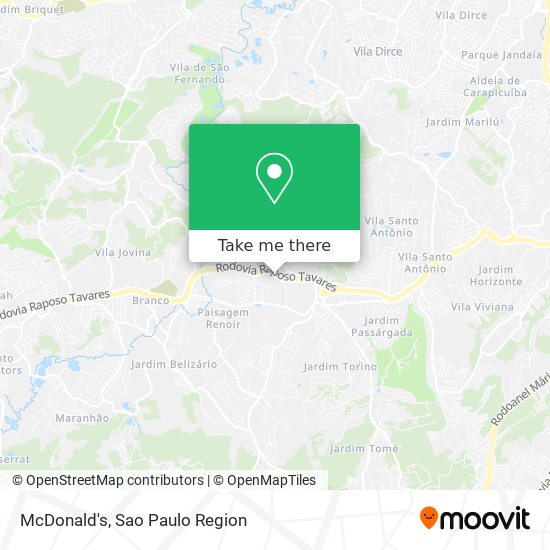 McDonald's map