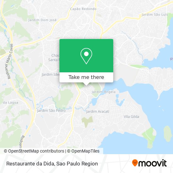 Mapa Restaurante da Dida
