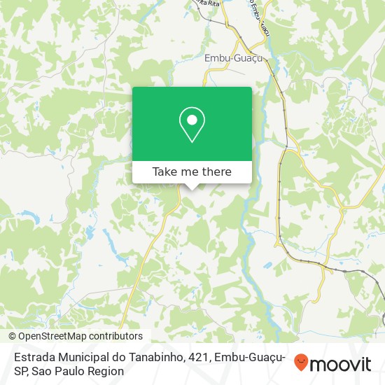 Estrada Municipal do Tanabinho, 421, Embu-Guaçu-SP map