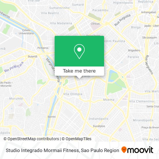 Studio Integrado Mormaii Fitness map
