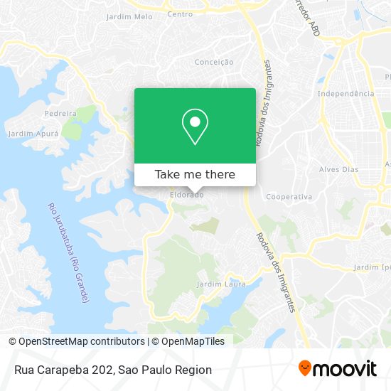 Rua Carapeba 202 map