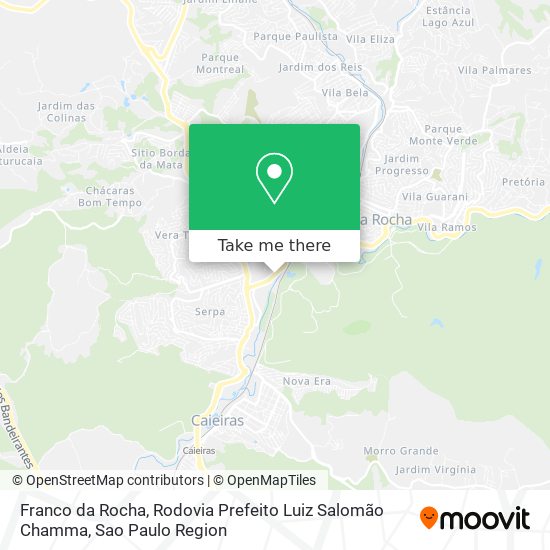 Mapa Franco da Rocha, Rodovia Prefeito Luiz Salomão Chamma