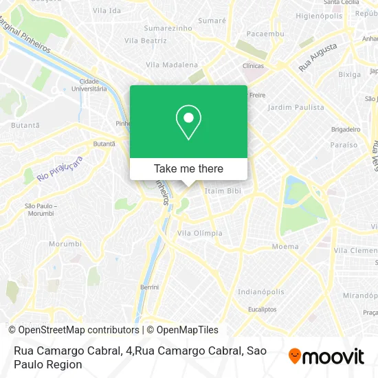 Rua Camargo Cabral, 4,Rua Camargo Cabral map