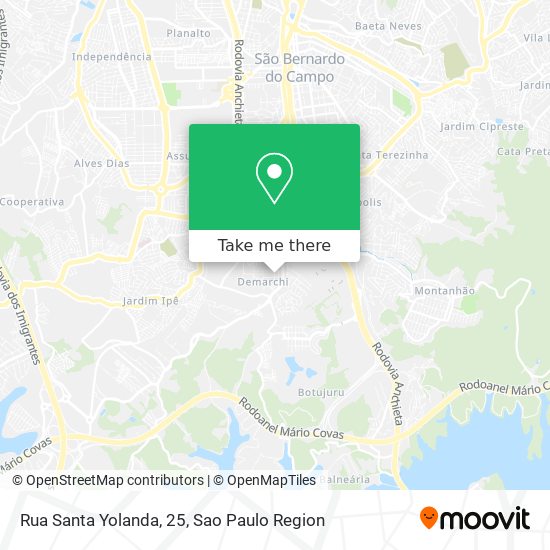 Rua Santa Yolanda, 25 map