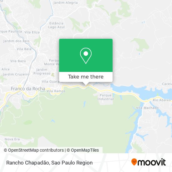 Rancho Chapadão map
