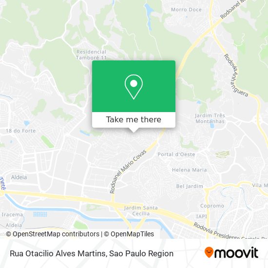 Rua Otacilio Alves Martins map