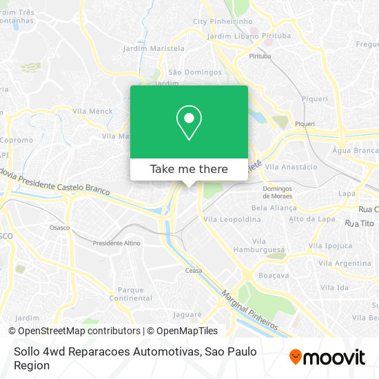 Sollo 4wd Reparacoes Automotivas map