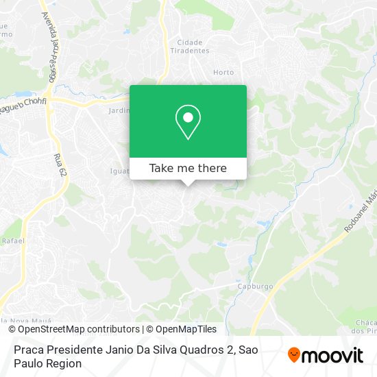 Praca Presidente Janio Da Silva Quadros 2 map