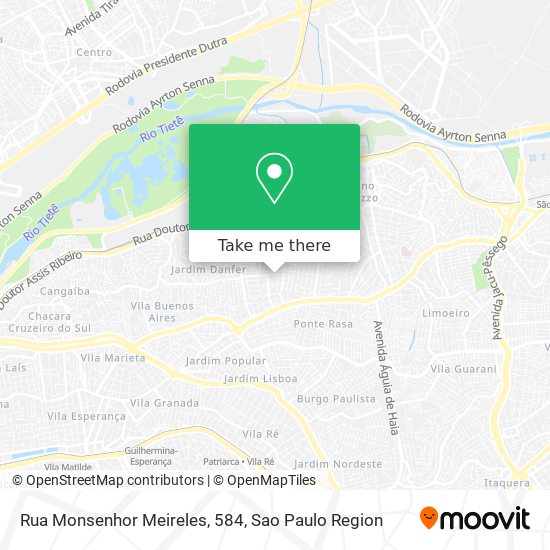 Rua Monsenhor Meireles, 584 map