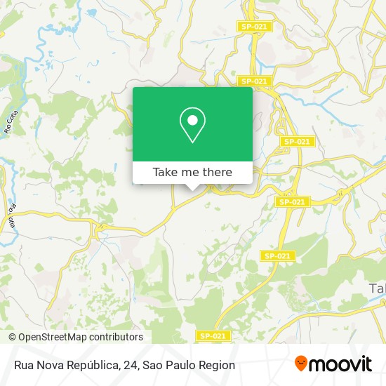 Mapa Rua Nova República, 24