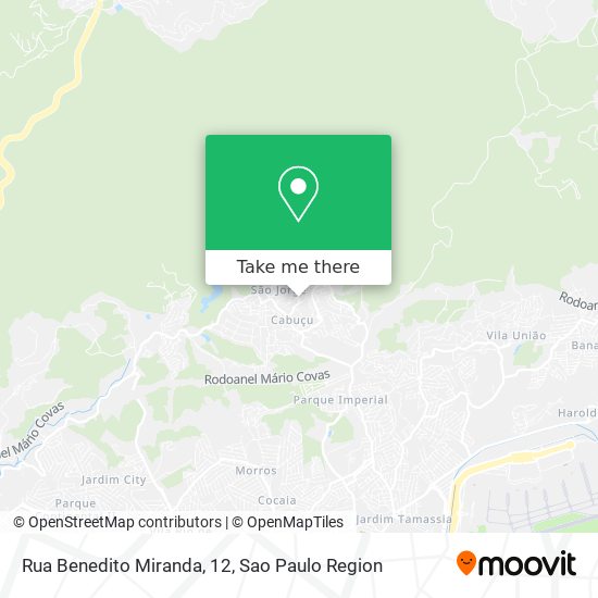 Rua Benedito Miranda, 12 map