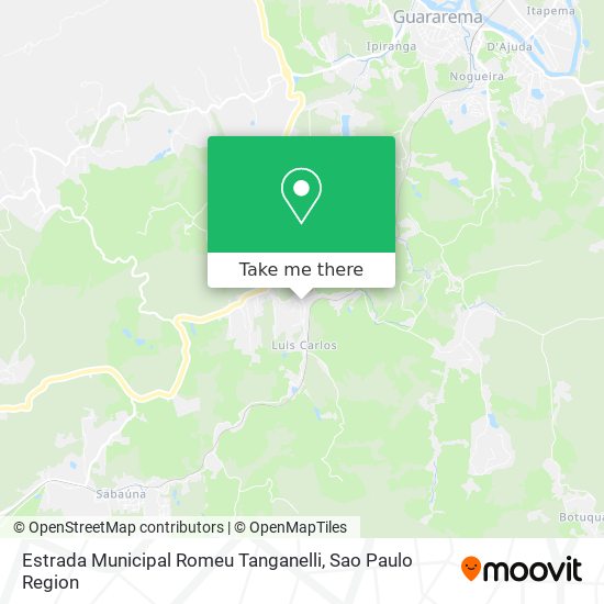 Estrada Municipal Romeu Tanganelli map