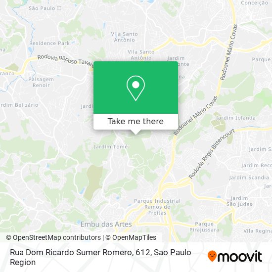 Mapa Rua Dom Ricardo Sumer Romero, 612