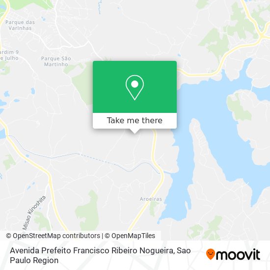 Avenida Prefeito Francisco Ribeiro Nogueira map