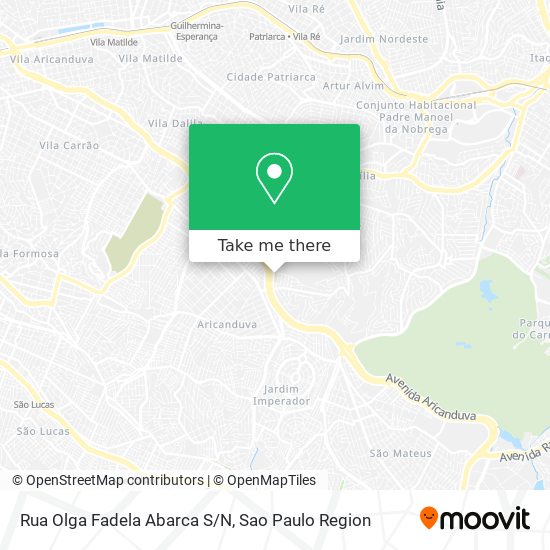 Mapa Rua Olga Fadela Abarca S/N