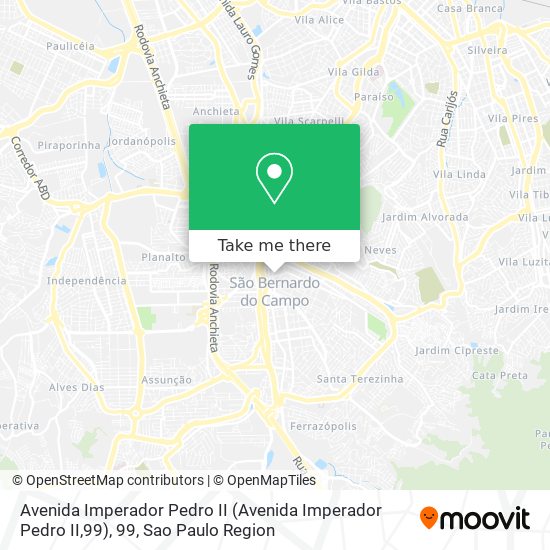 Mapa Avenida Imperador Pedro II (Avenida Imperador Pedro II,99), 99