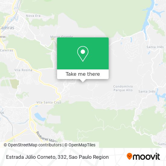 Estrada Júlio Corneto, 332 map