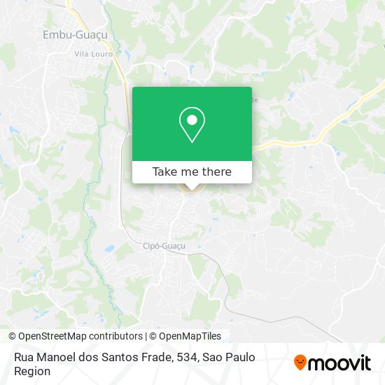 Mapa Rua Manoel dos Santos Frade, 534