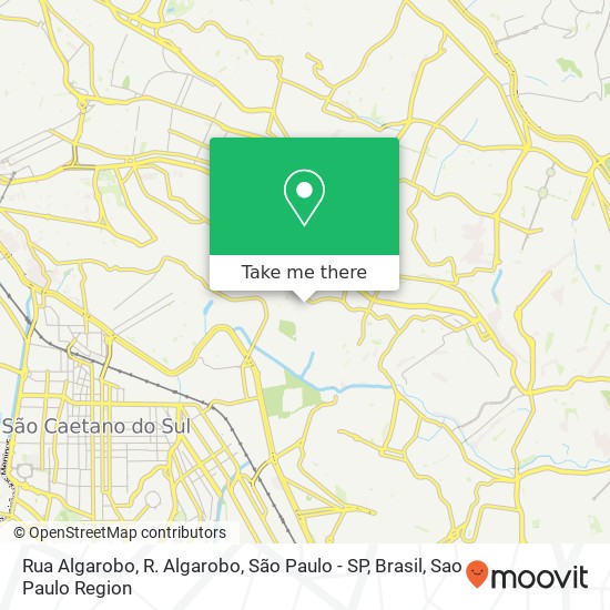 Mapa Rua Algarobo, R. Algarobo, São Paulo - SP, Brasil