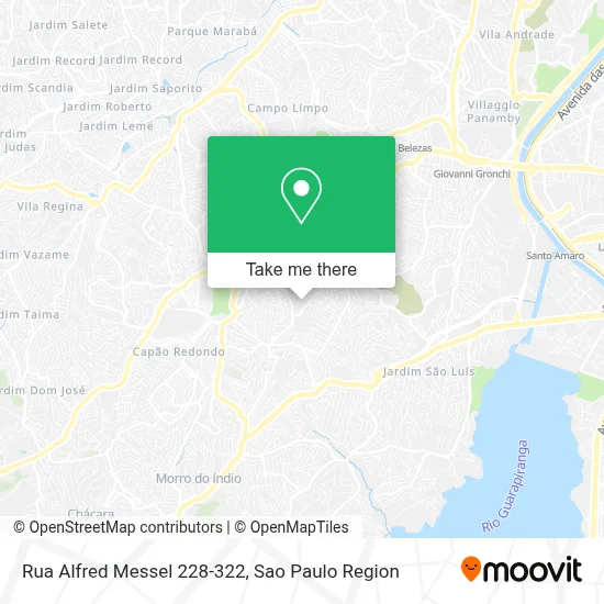 Rua Alfred Messel 228-322 map