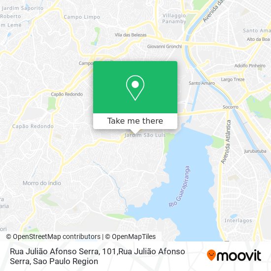 Mapa Rua Julião Afonso Serra, 101,Rua Julião Afonso Serra