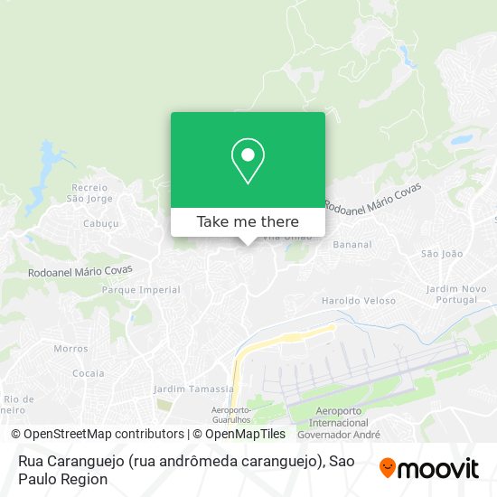 Rua Caranguejo (rua andrômeda caranguejo) map