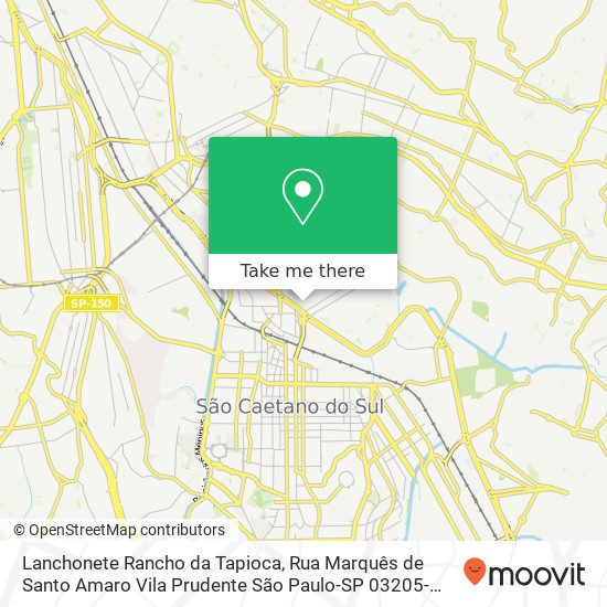 Lanchonete Rancho da Tapioca, Rua Marquês de Santo Amaro Vila Prudente São Paulo-SP 03205-040 map