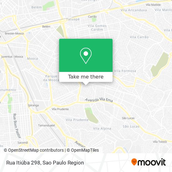 Rua Itiúba 298 map