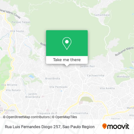 Mapa Rua Luis Fernandes Diogo 257