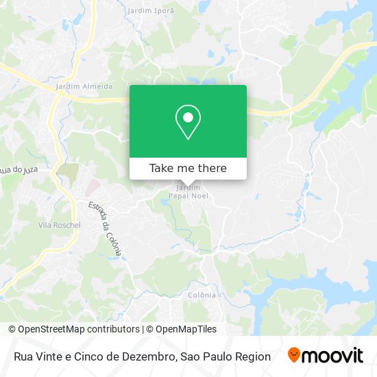 Rua Vinte e Cinco de Dezembro map