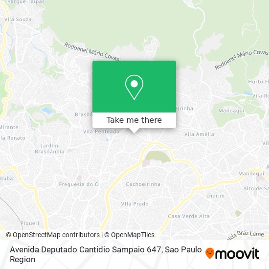 Avenida Deputado Cantidio Sampaio 647 map