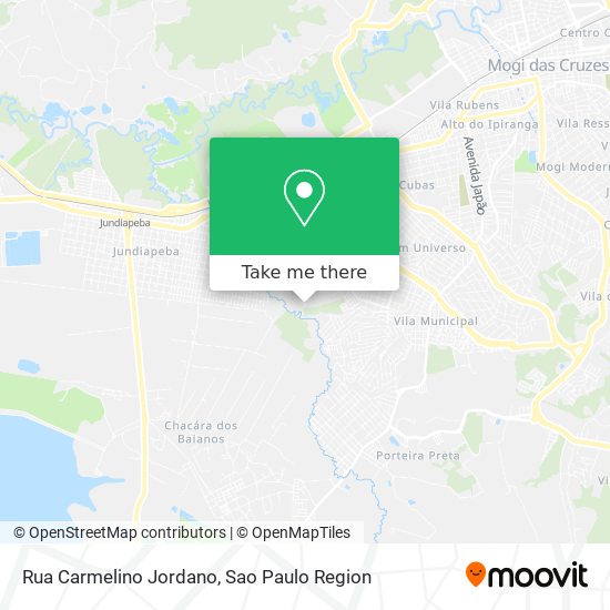 Rua Carmelino Jordano map
