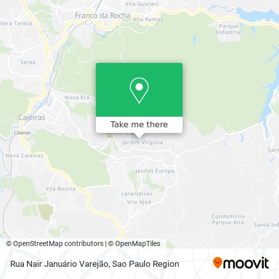 Rua Nair Januário Varejão map