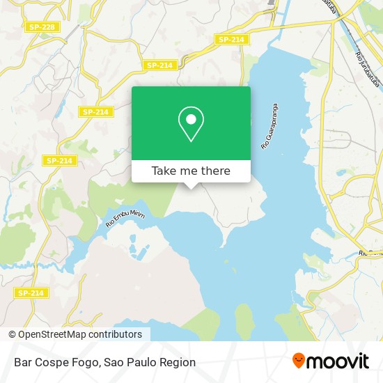 Mapa Bar Cospe Fogo