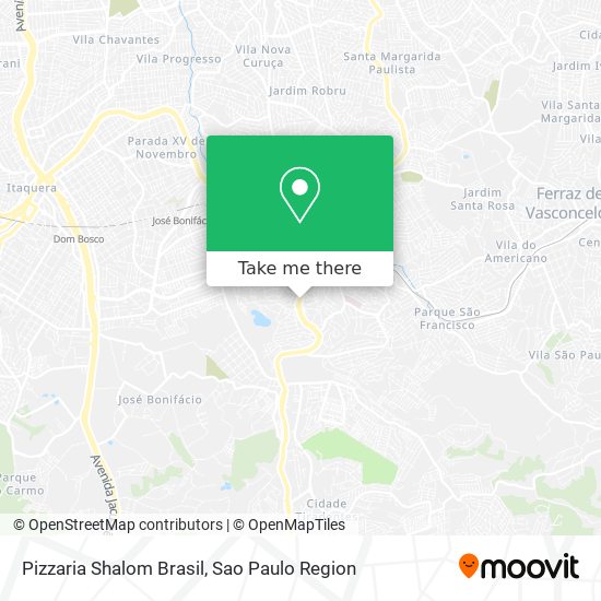 Pizzaria Shalom Brasil map