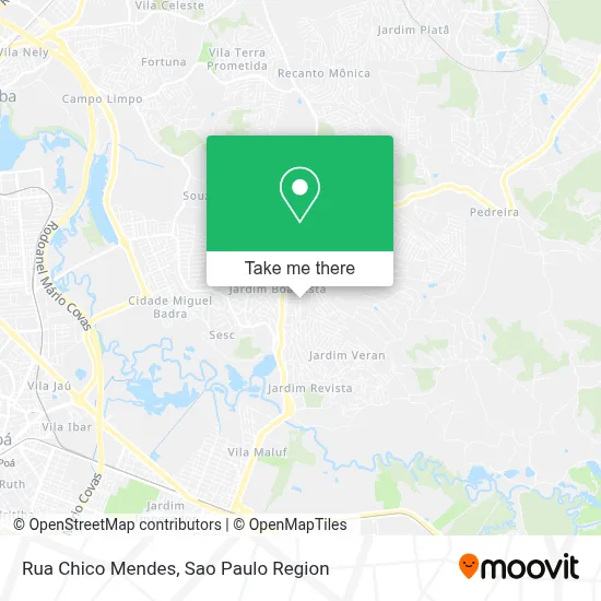 Rua Chico Mendes map
