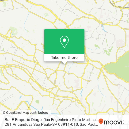 Bar E Emporio Diogo, Rua Engenheiro Pinto Martins, 281 Aricanduva São Paulo-SP 03911-010 map