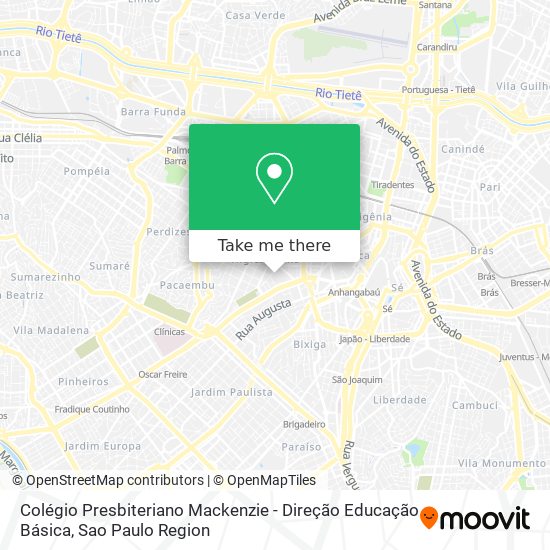 Colégio Presbiteriano Mackenzie - Direção Educação Básica map