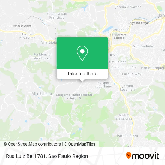 Rua Luiz Belli 781 map
