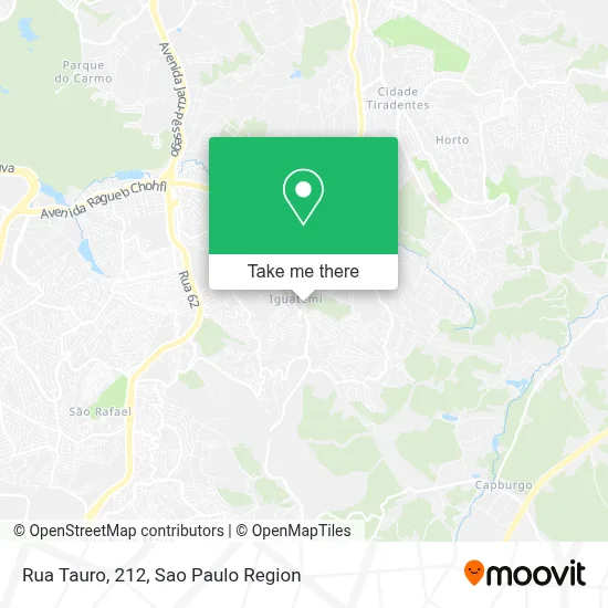 Rua Tauro, 212 map